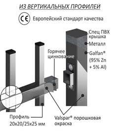 Купить металлический забор Минск