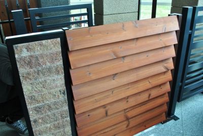 Забор из термически обработанной древесины