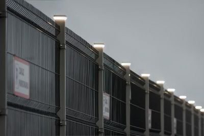 3Д забор с LED лампой