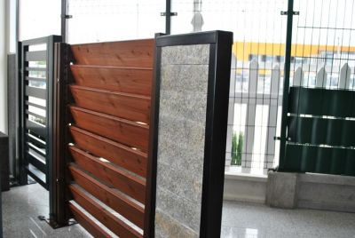 Забор  из термически обработанного дерева